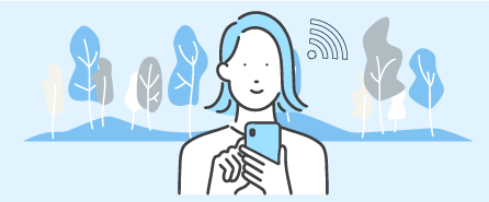 スマホのギガ節約や外出先での利用にも