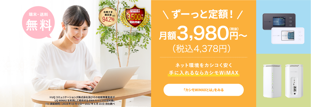 業界最安級月額月額1,380円（税抜）