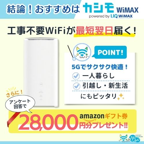 おすすめのホームルーター