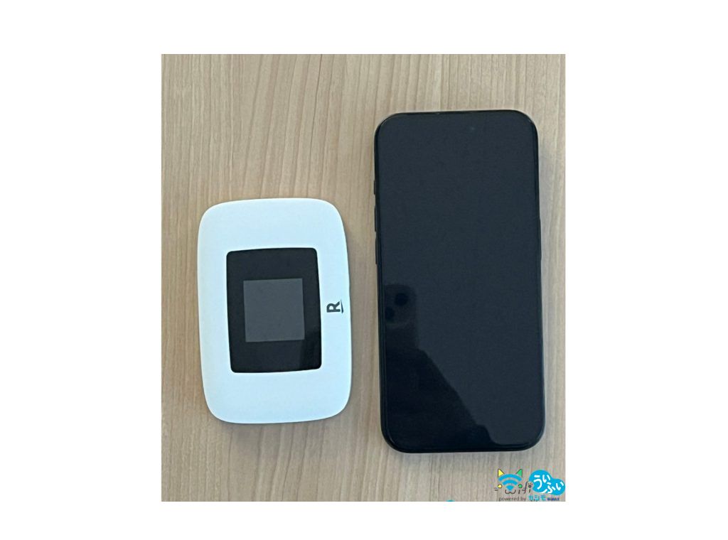 Rakuten WiFi Pocket Platinumの本体サイズ